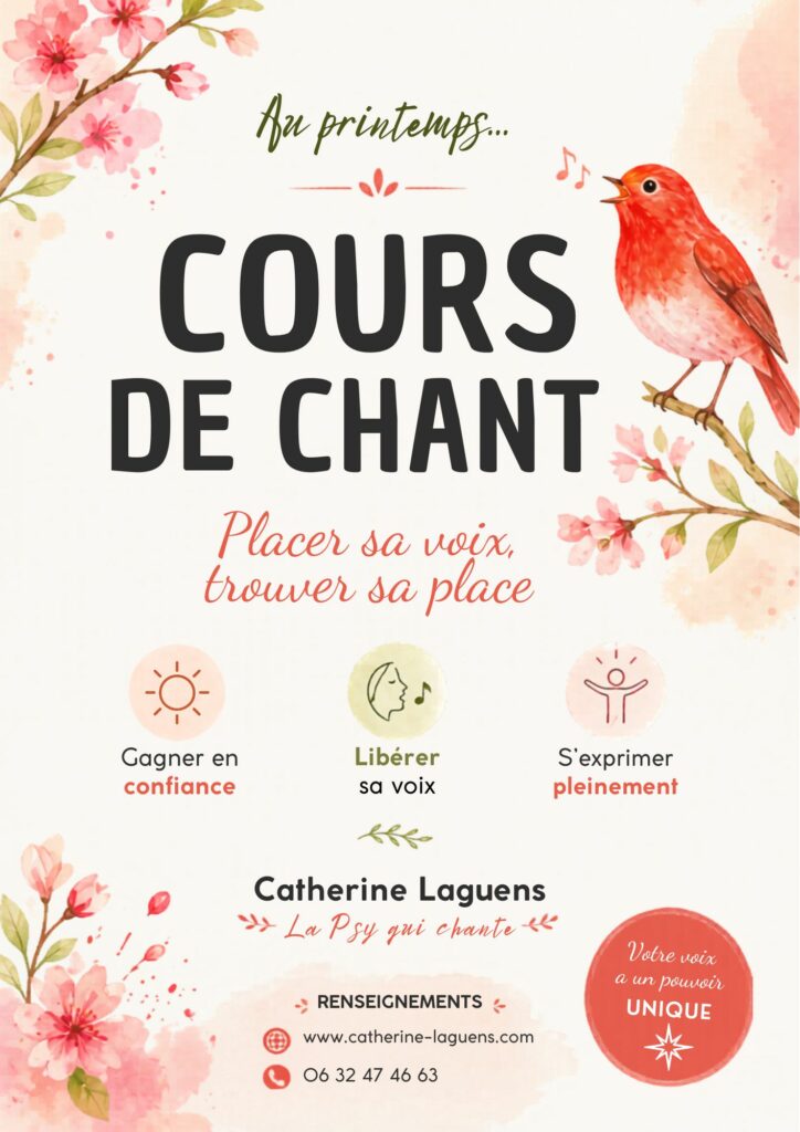 Cours de chant à Paray-le-Monial. Catherine Laguens, la Psy qui chante